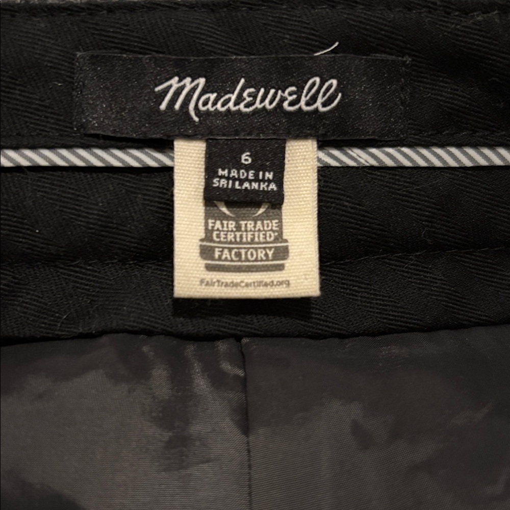 NWOT Madewell The Harlow Low-Slung Wool Wide-Leg Pant Mid Gray Melange Size 6 - Picture 11 of 13